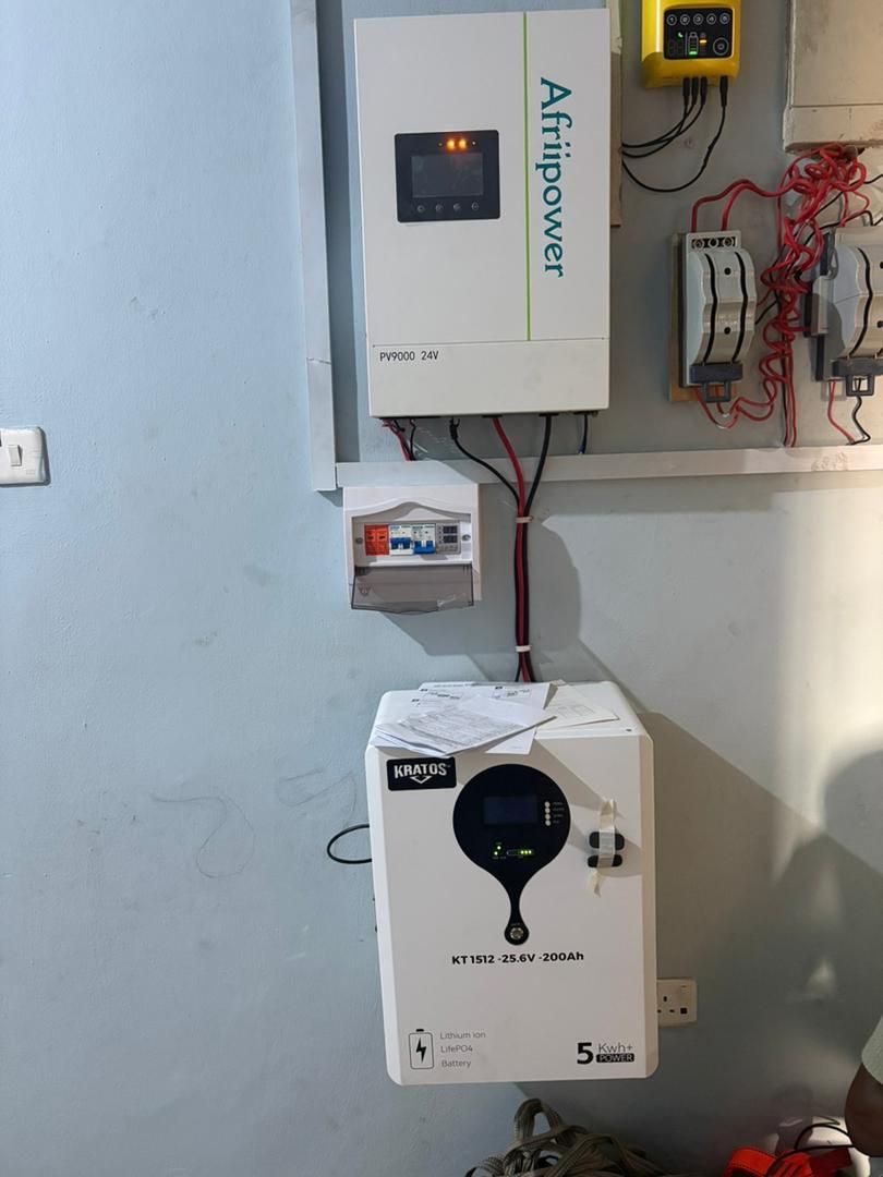 Inverter & lithium battery install