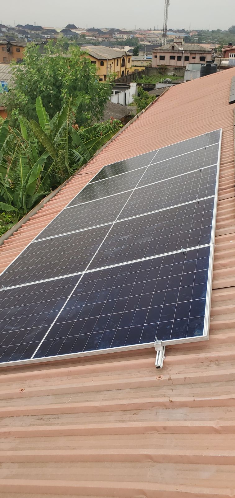 Rooftop PV array — residential install